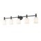 Z-Lite Orion 5 Light Vanity, 40.25in. W x 9.5in. H, Matte Black 1102-5V-MB - alternate 8